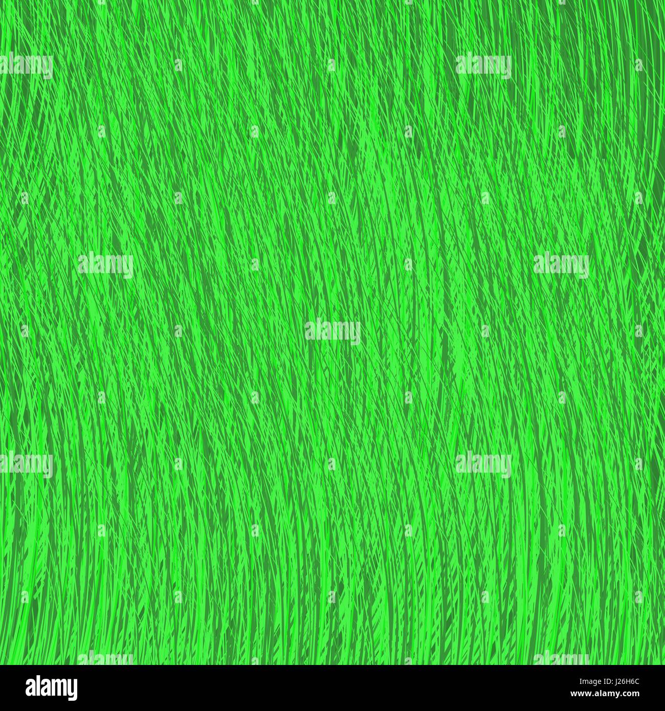 Grasgrün Striche gezeichnet Hintergrund. Stock Vektor