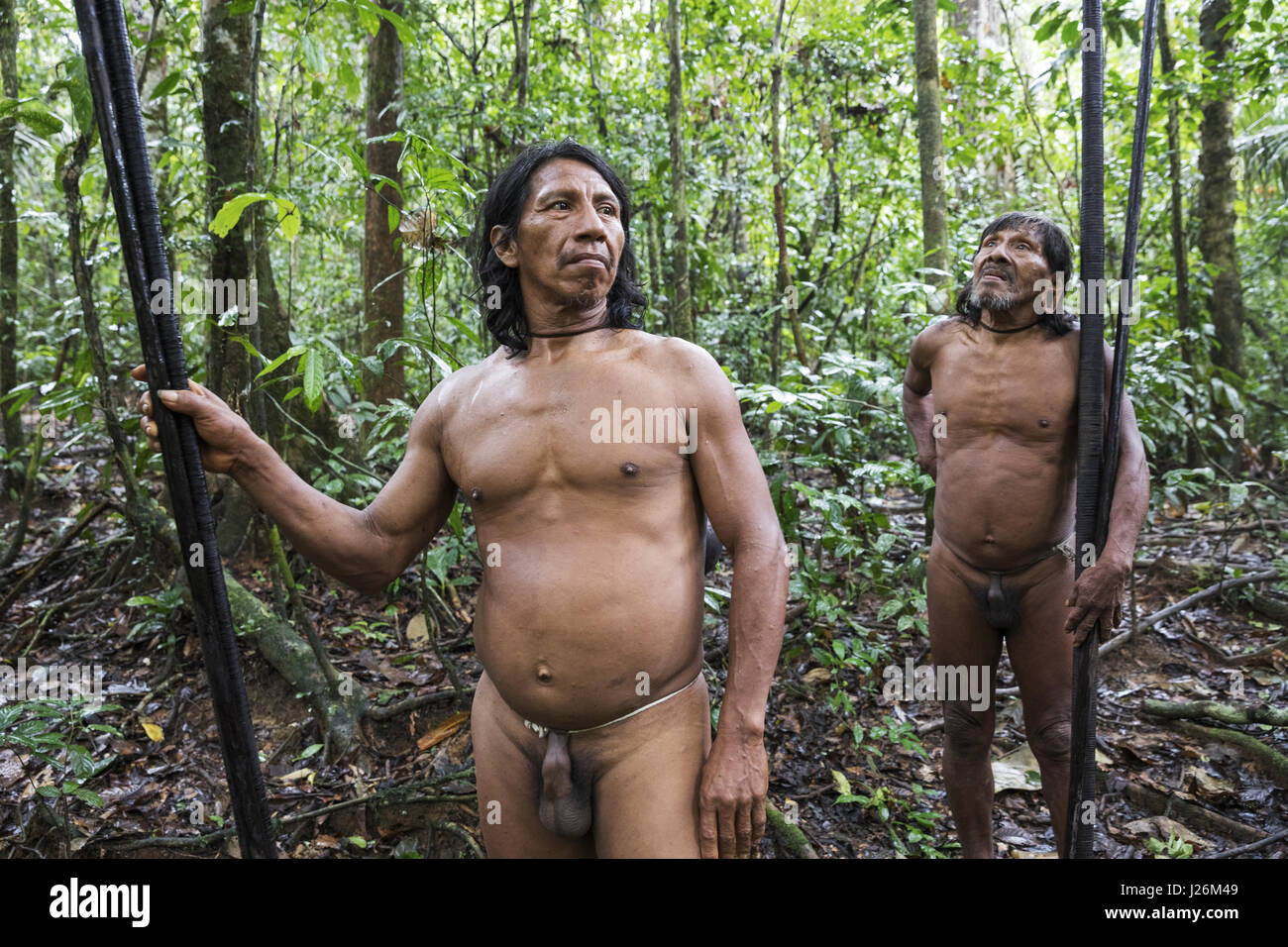 Huaorani Menschen Stockfoto