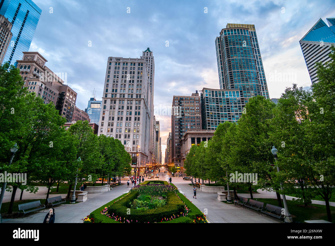 Chicago Illinois Stockfoto