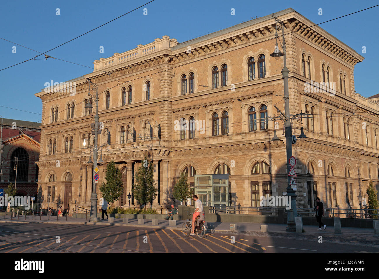 Bestandteil der Corvinus Universität Budapest in Budapest, Ungarn. Stockfoto