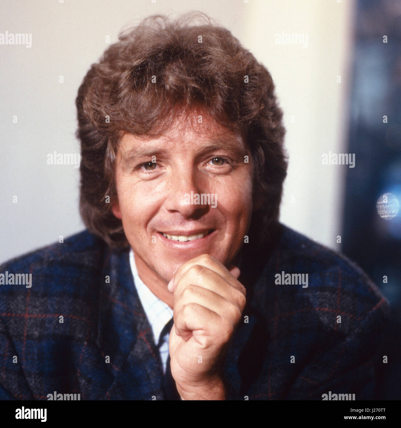 Deutscher Moderator, Sänger und Wittlich MIchael Schanze, Deutschland 1980er Jahre. Deutsche TV