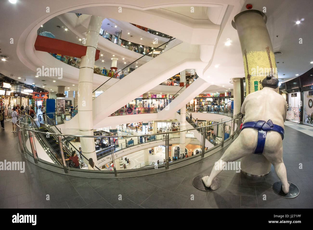 Terminal 21 Shopping-Mall, Sukhumvit Road, Bangkok, Thailand Stockfoto