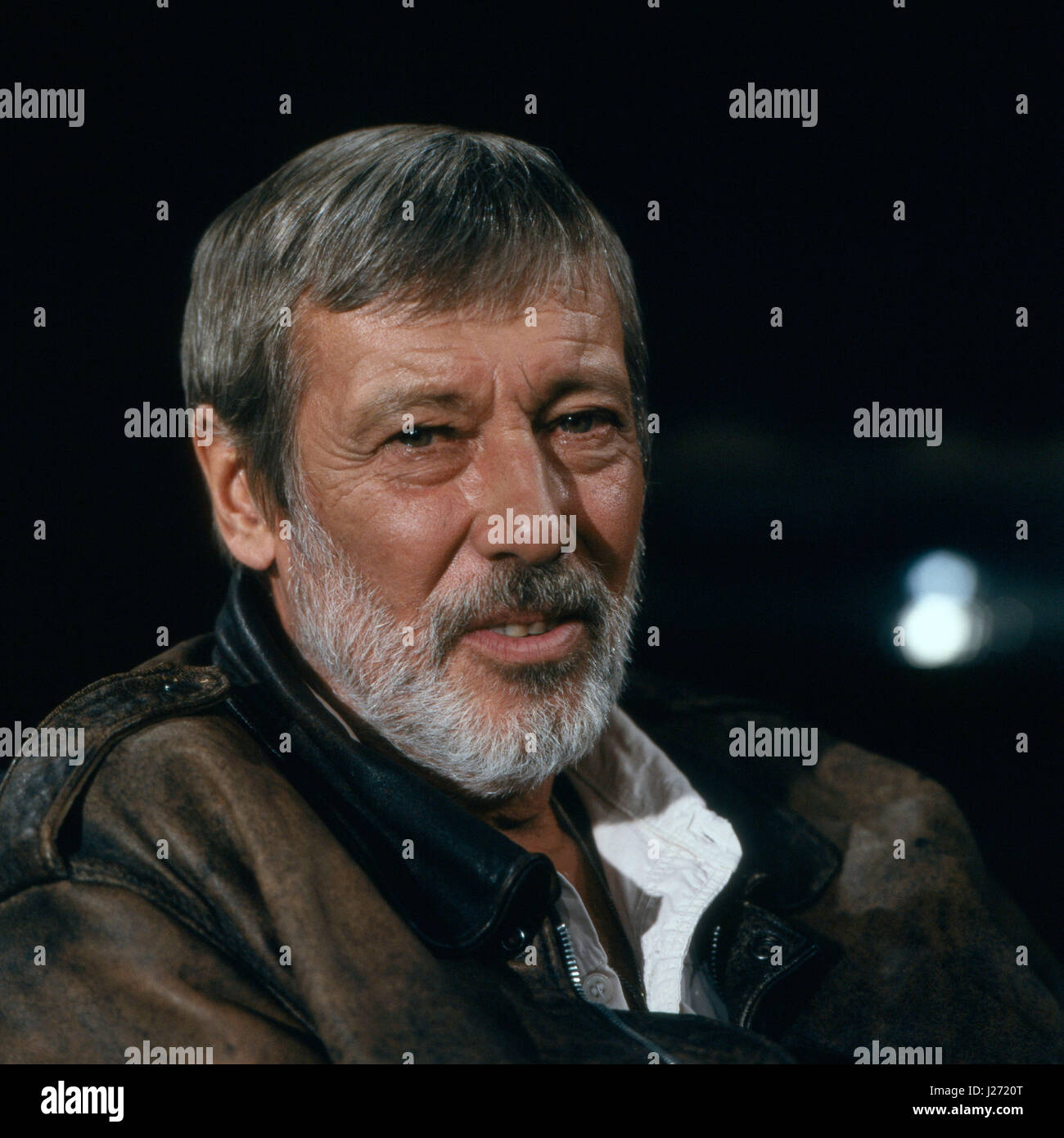 Österreichischer Kan und Moderator Dietmar Schönherr, Deutschland 1980er Jahre. Österreichischen Schauspieler und TV-Moderator Dietmar Schönherr, Deutschland der 80er Jahre. Stockfoto