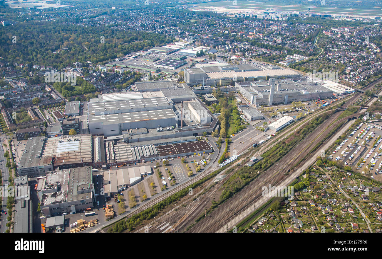 DŸsseldorf, Deutschland Mercedes-Benz Pkw und LKW-Montage-Fabrik Stockfoto