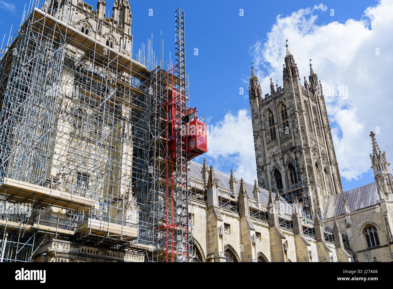 Die Kathedrale von Canterbury Stockfoto