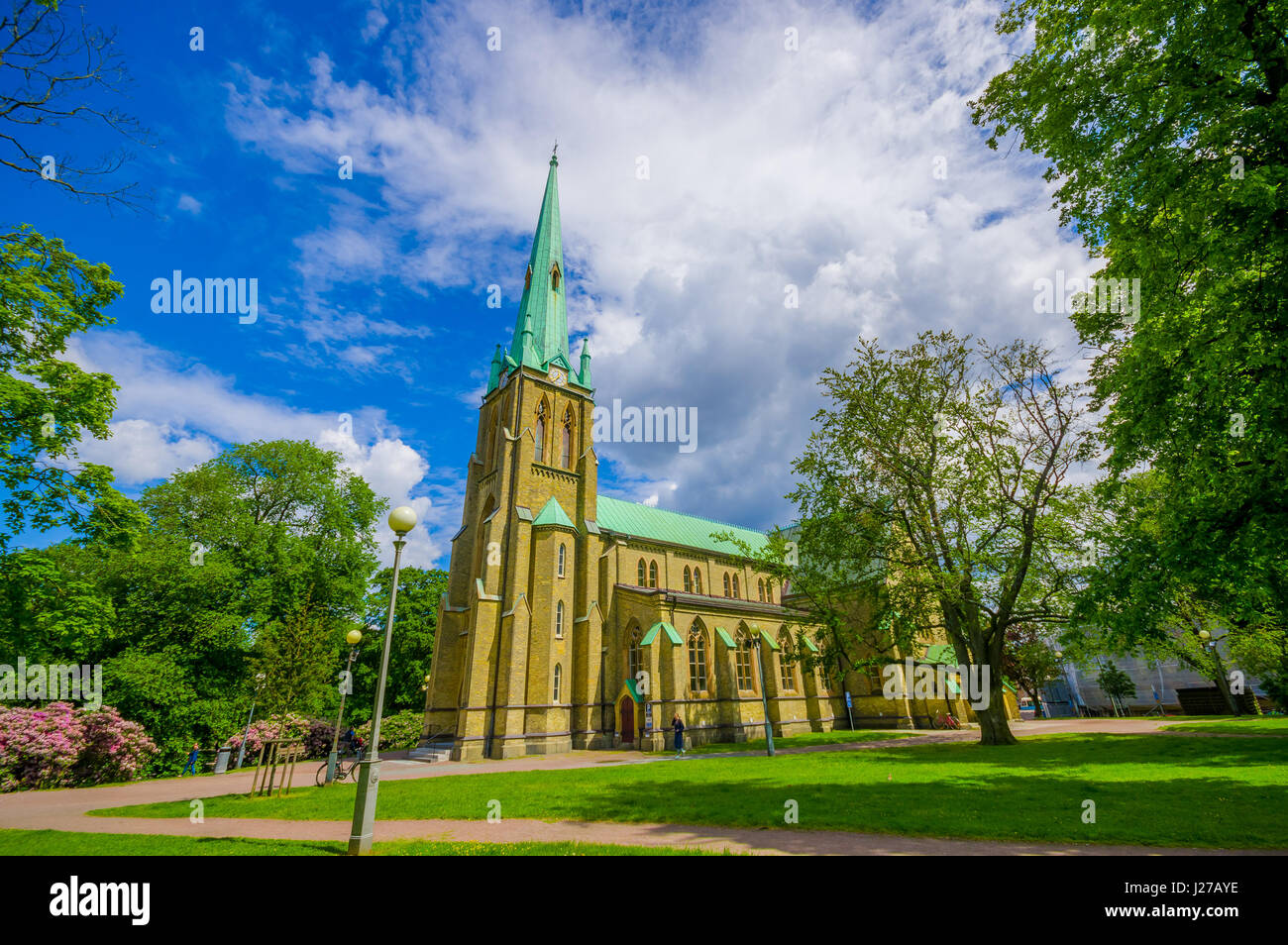 Haga-Kirche in der Innenstadt von Göteborg Stockfoto