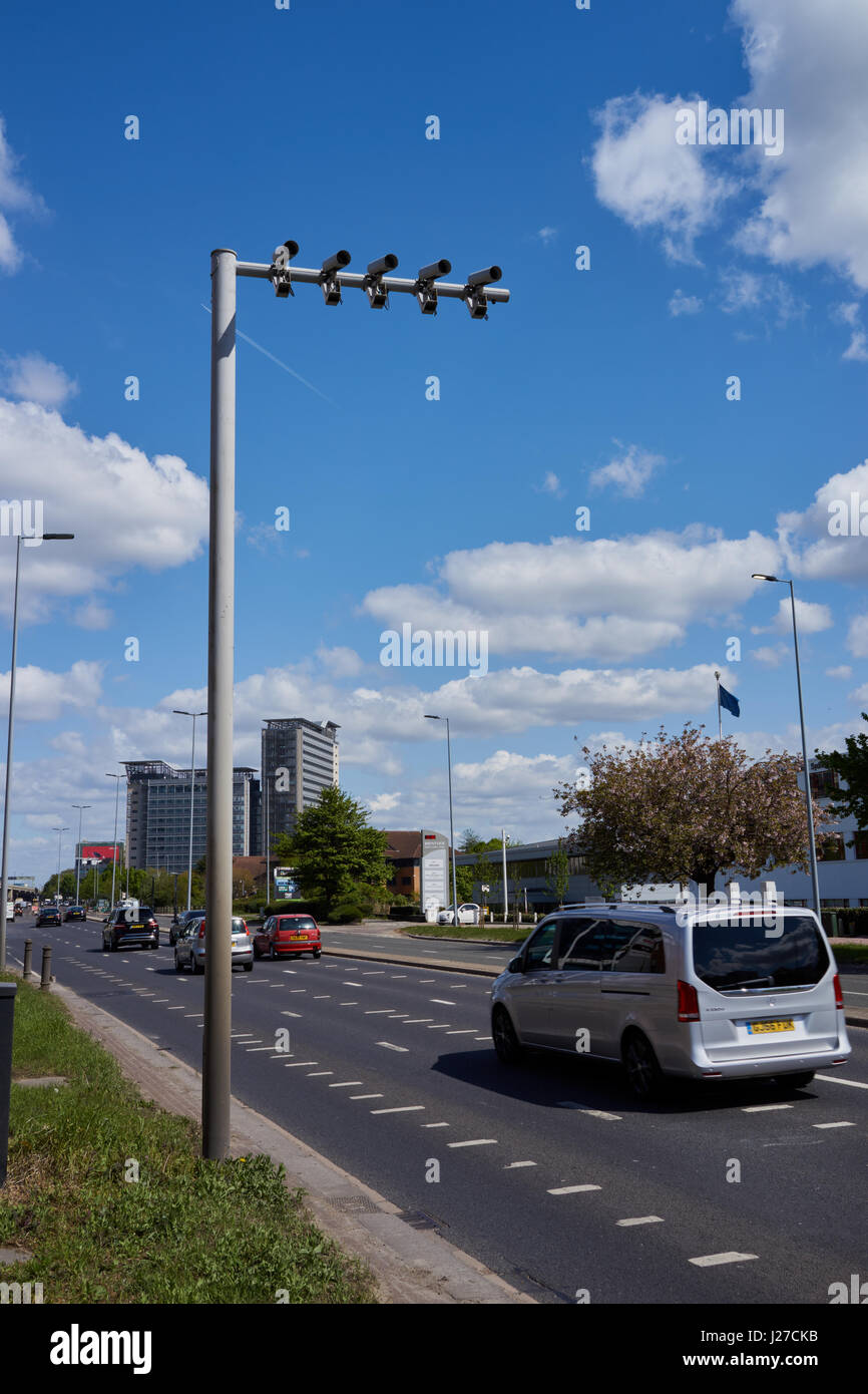 Transport For London schadstoffarme Zone Pol A4 Osterley Stockfoto