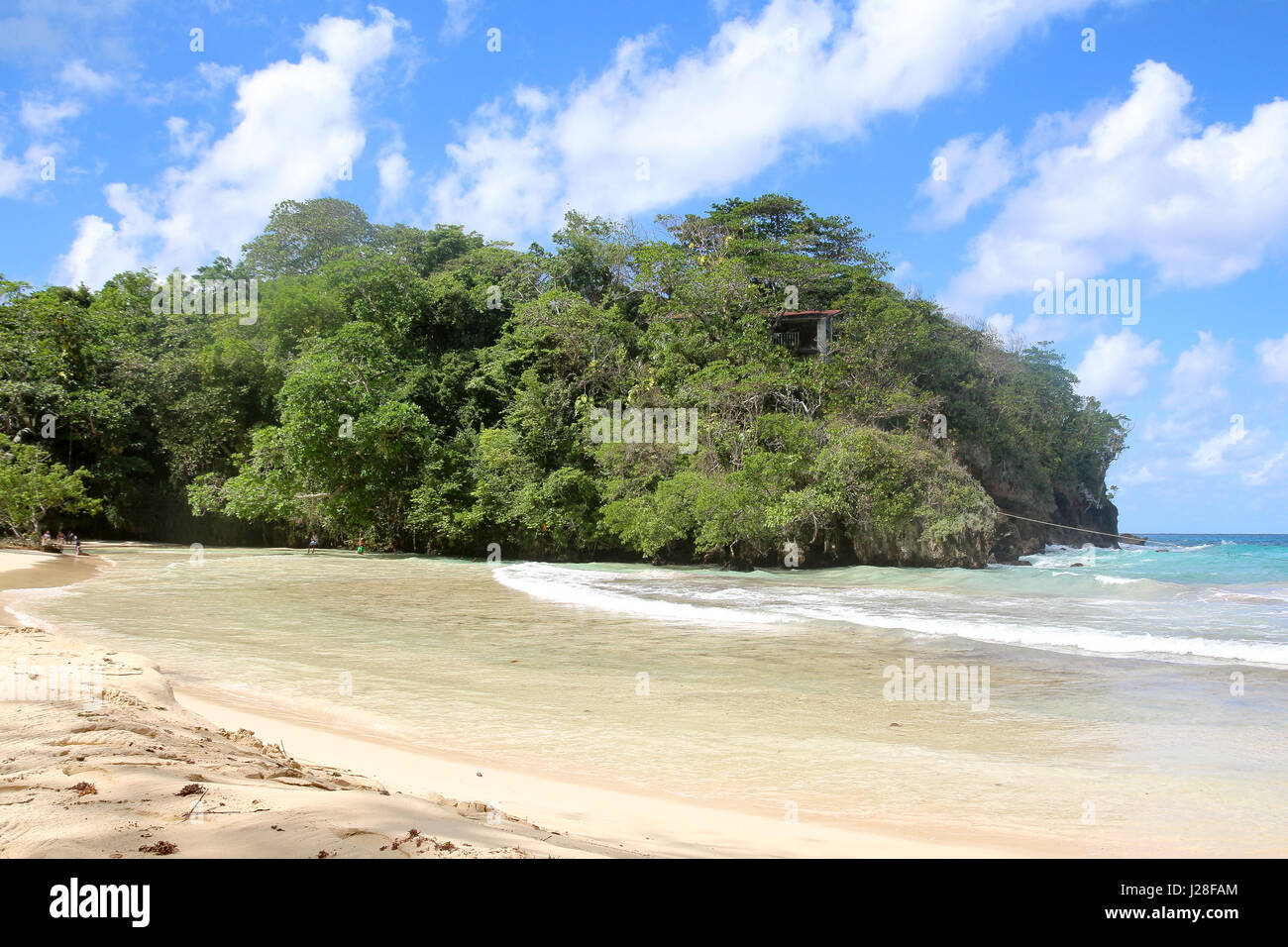 Jamaika, Port Antonio, Frenchmans Cove in Jamaika Stockfoto