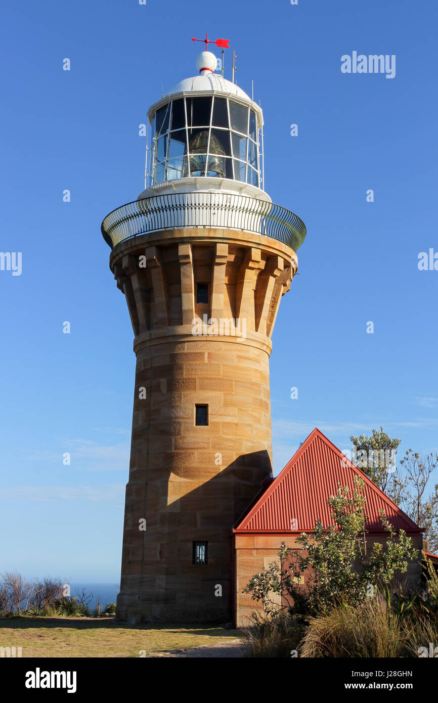 Australien, Sydney, Strände im Norden, Palm Beach, Leuchtturm Stockfoto