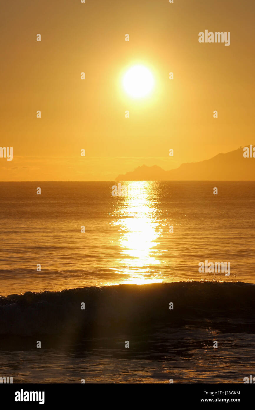 Neuseeland, Nordinsel, Northland, Waipu, Sunrise Stockfoto