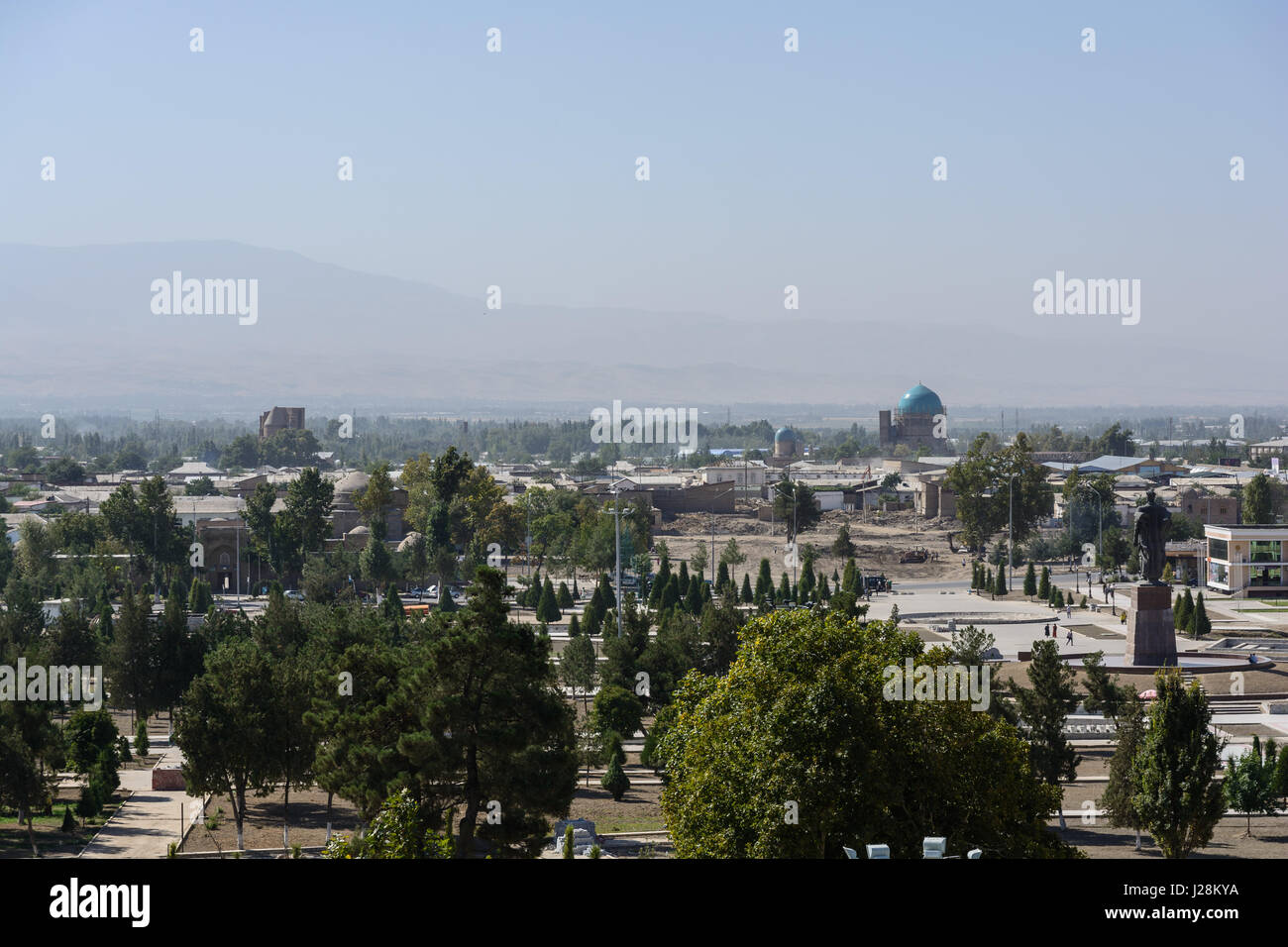 Usbekistan, Qashqadaryo Provinz, Shahrisabz, Sharisabz ist der Geburtsort von Timur Lenk. UNESCO-Weltkulturerbe Stockfoto