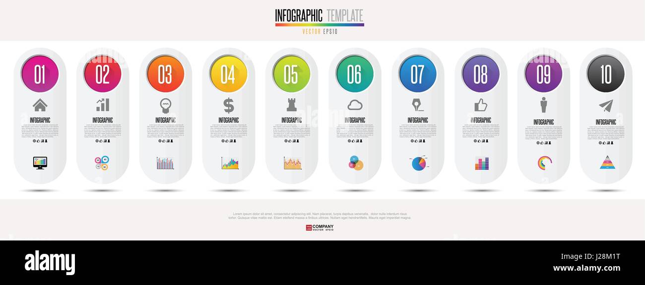 Infografik-Design-Element. Vektor eps10 Stock Vektor