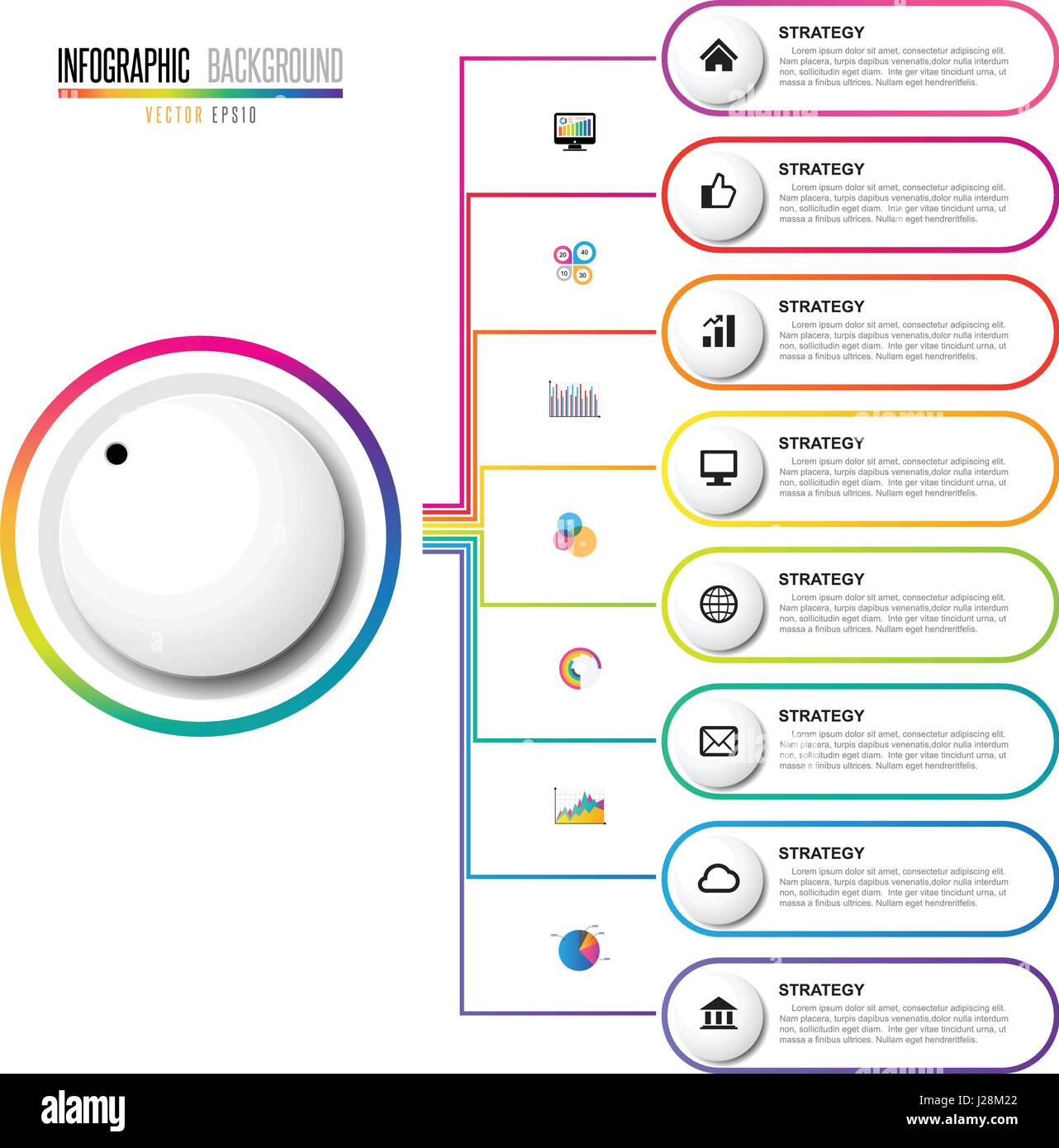 Infografik-Design-Element. Vektor eps10 Stock Vektor