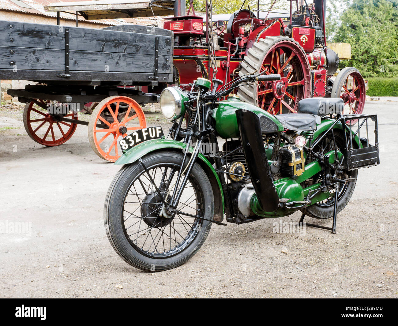 Die BSA M20 ist ein britischer Motorrad gemacht von Birmingham Small Arms Company (BSA) in ihrer Fabrik in Small Heath, Birmingham von 1937 bis 1955. Stockfoto