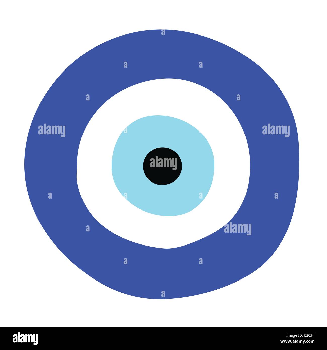 griechischen bösen Blick Vektor - Symbol des Schutzes Stock Vektor
