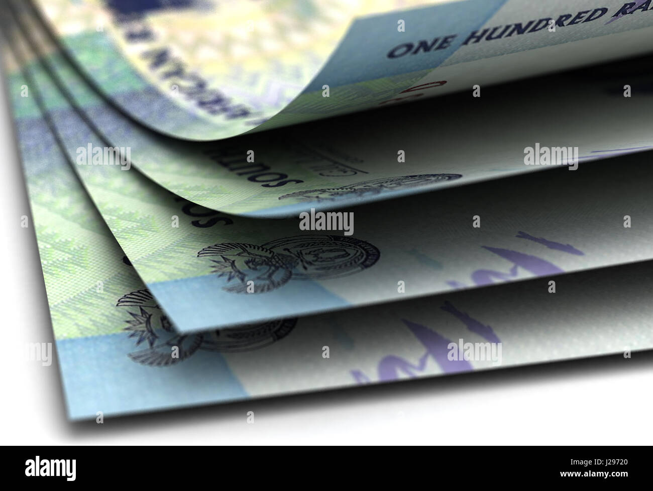 Südafrikanischer Rand closeup Stockfoto