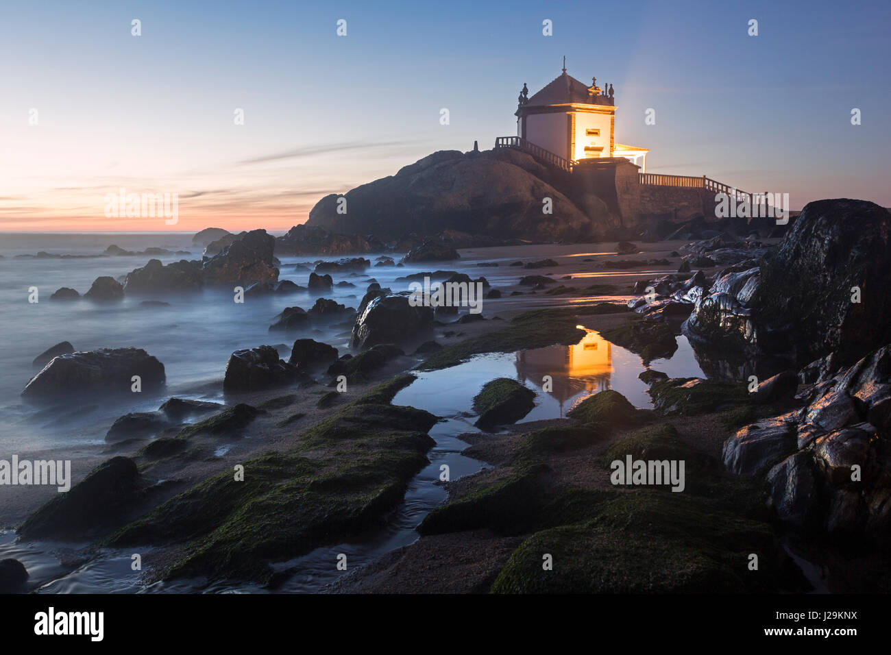 Capela Senhor da Pedra, Portugal, Europa Stockfoto