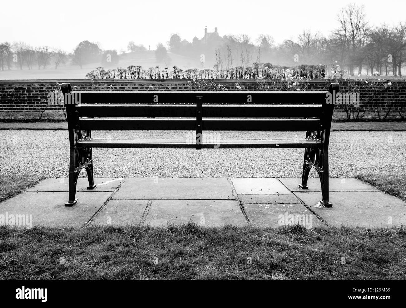 London Nebel Stockfoto