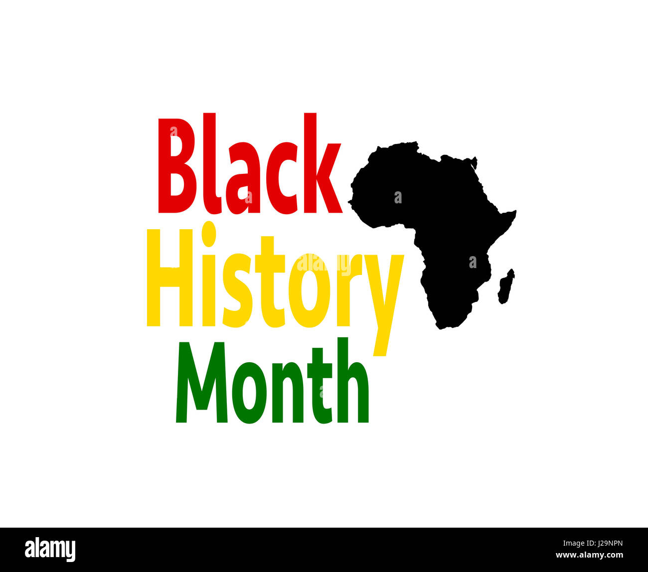 Black History Month Stockfoto