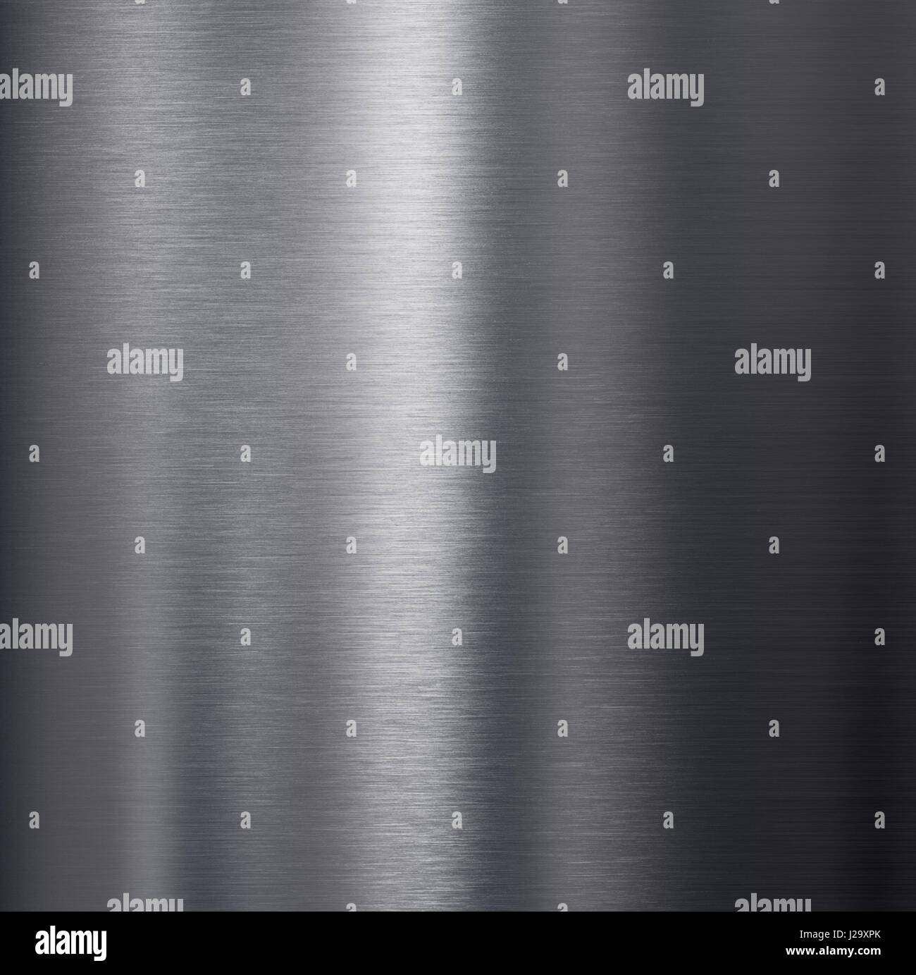 aus gebürstetem dunklem Aluminium Metall Textur Stockfoto