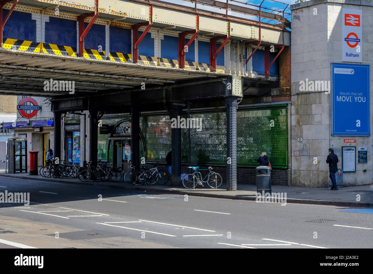 Balham Bahnhof Stockfoto