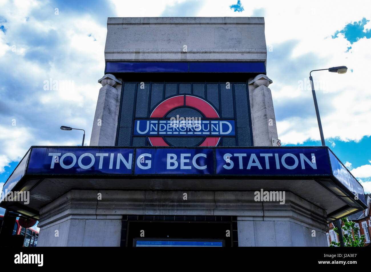 Tooting Bec station Stockfoto