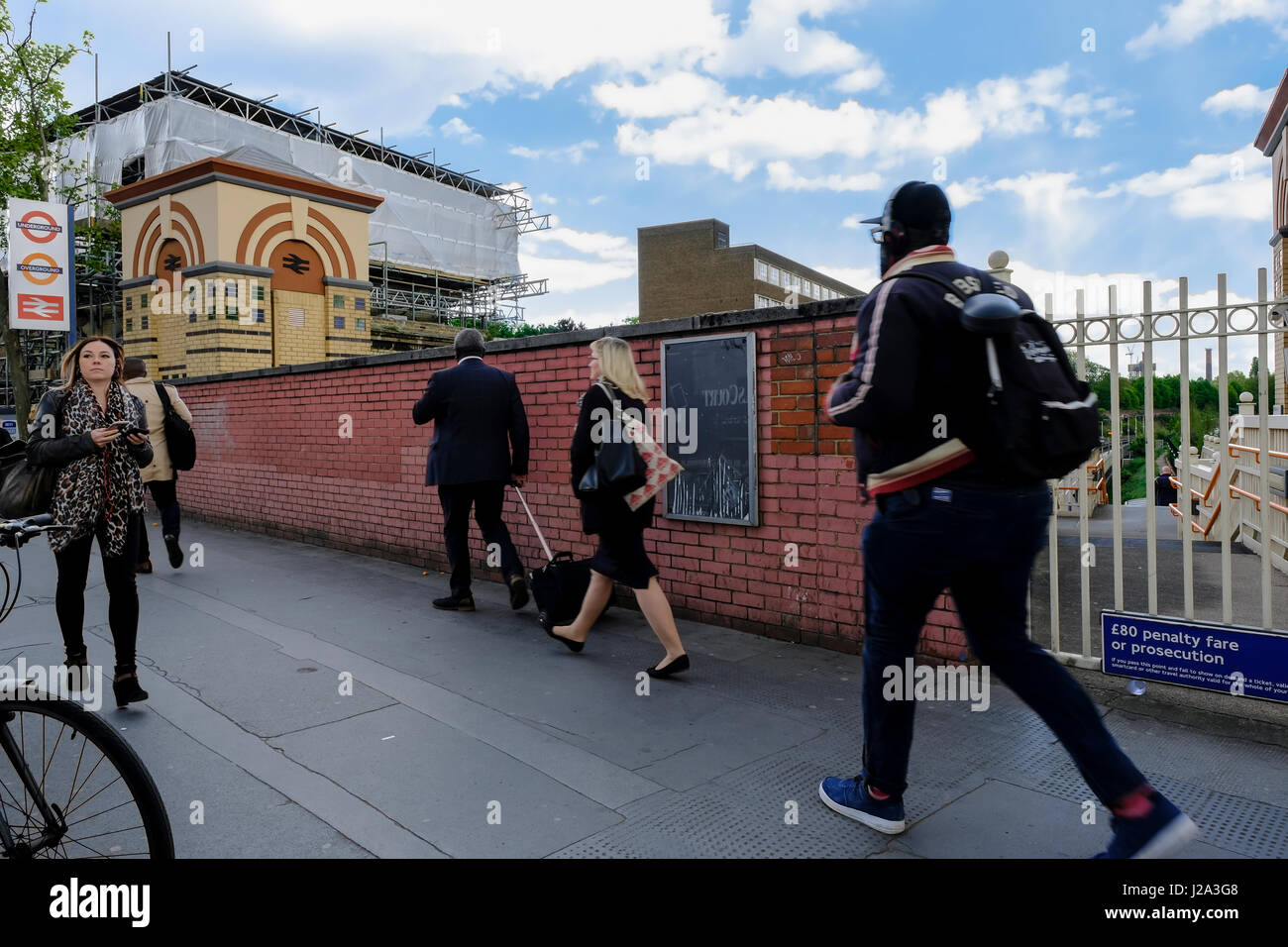 West Brompton station Stockfoto