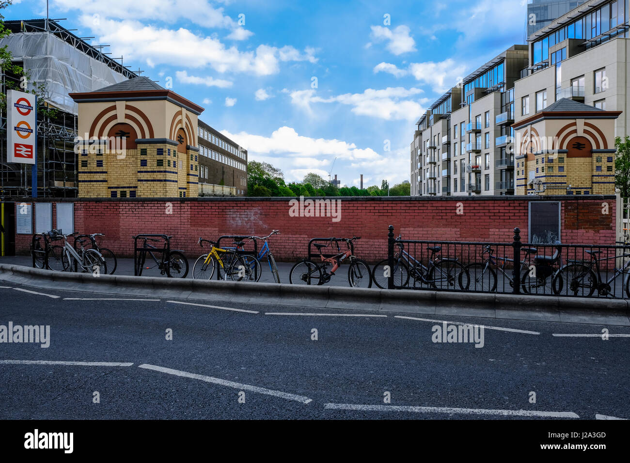 West Brompton station Stockfoto