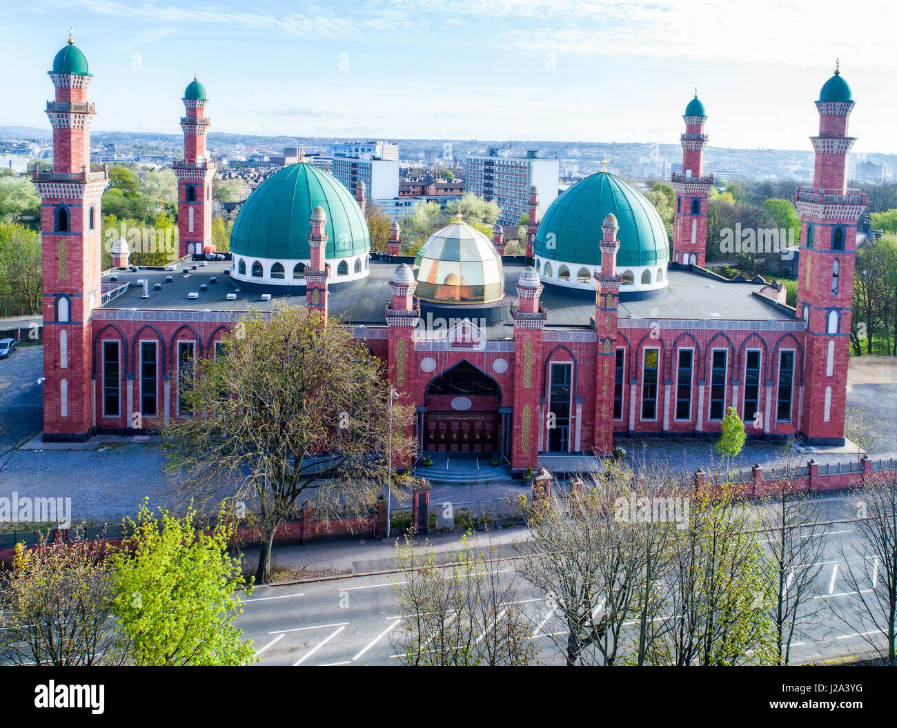 Al-Jamia Suffa-Tul-Islam-Moschee Stockfoto