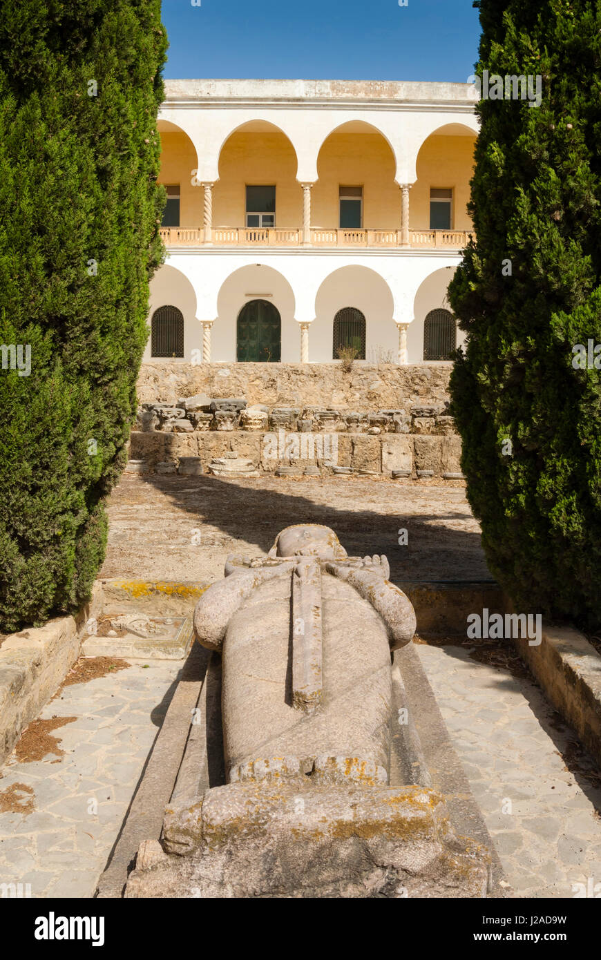 Karthago Nationalmuseum, Byrsa-Hügel, punischen Website von Karthago, UNESCO World Heritage Site, Tunesien, Nordafrika Stockfoto