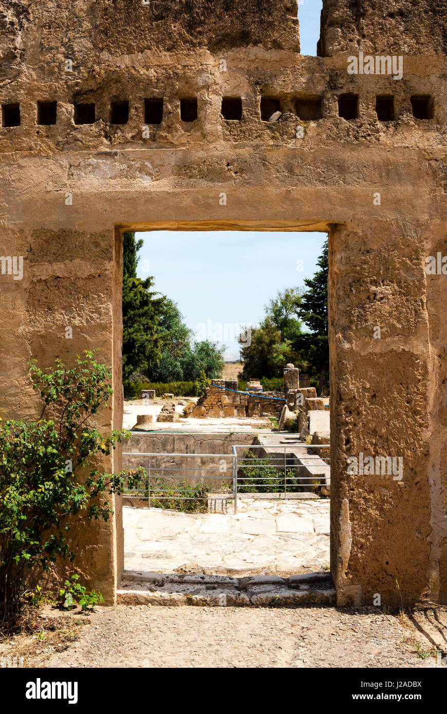 Haus Insula 2, Utica punischen und römischen archäologischen Stätte, Tunesien, Nordafrika Stockfoto