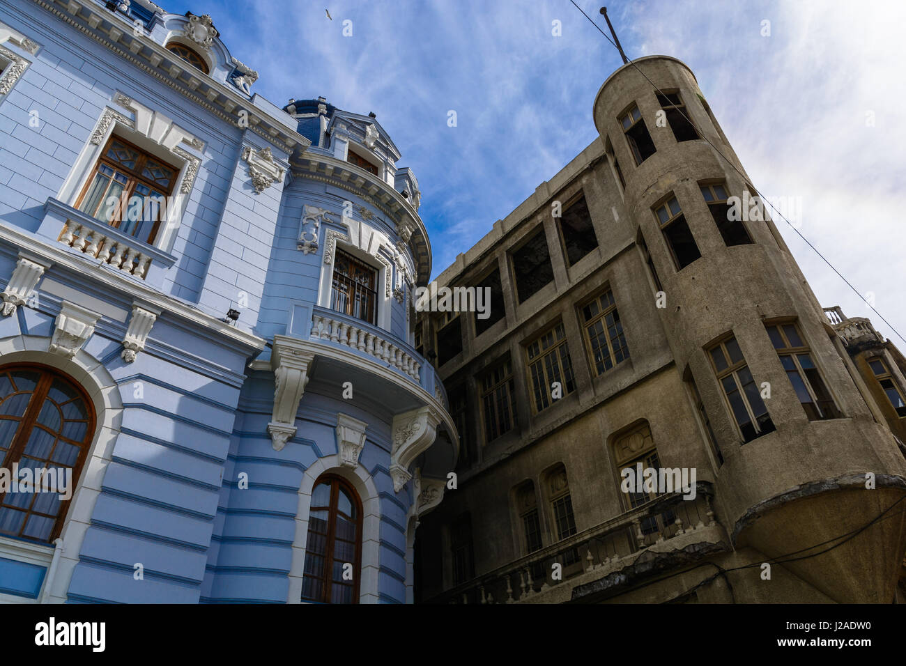 Chile, Región de Valparaíso, Valparaíso, In den Straßen von Valparaiso Stockfoto