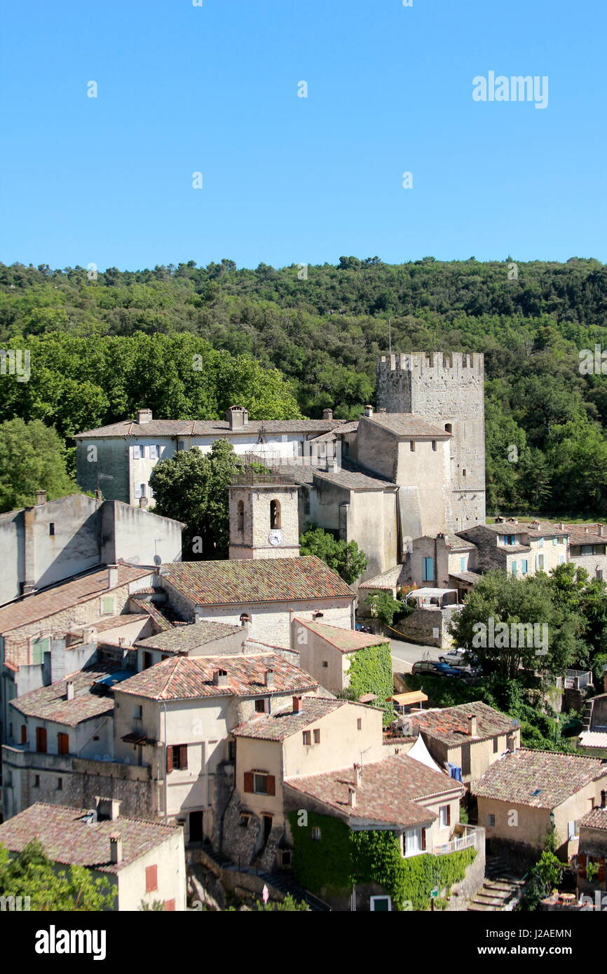 Esparron de Verdon, Alpes de Haute Provence, 04, PACA, Frankreich, Europa Stockfoto