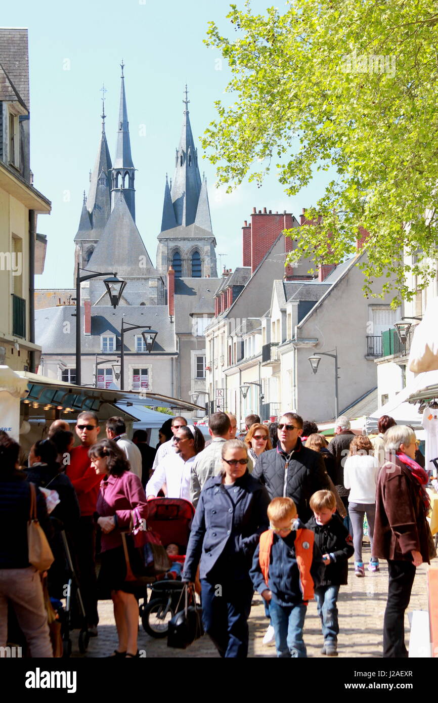 Blois, Loir et Cher, 41, Frankreich, Europa Stockfoto