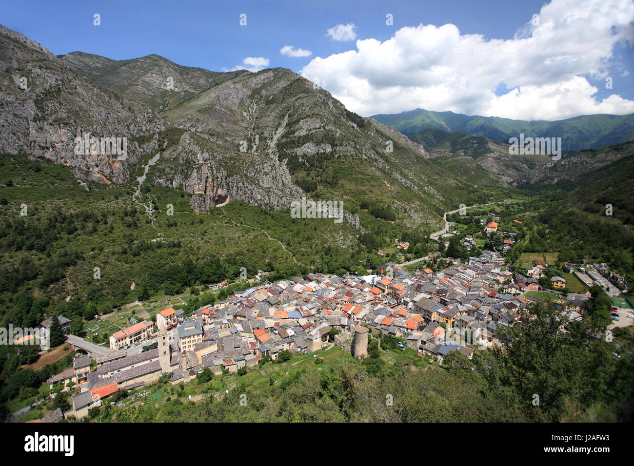 La-Brig, Alpes-Maritimes, 06, Vallée De La Roya, Parc national du Mercantour, PACA, Frankreich Stockfoto