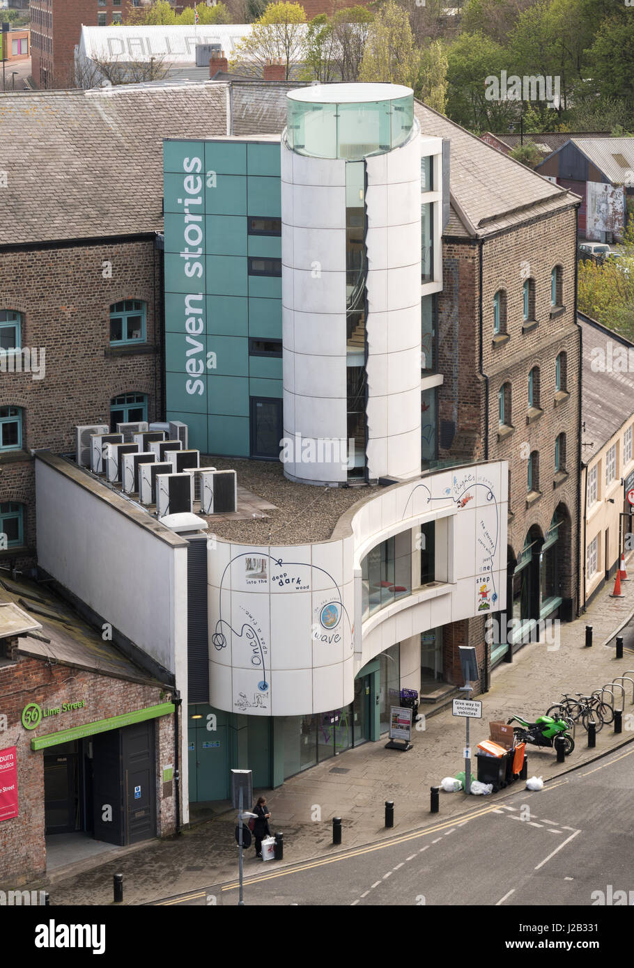 Sieben Geschichten, National Centre for Childrens Books, Newcastle Upon Tyne, England, UK Stockfoto