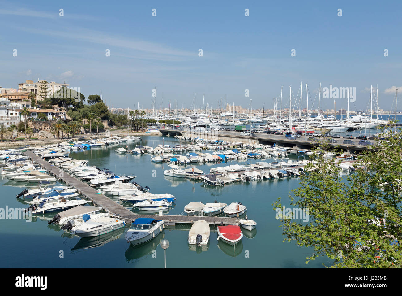 Yachthafen in Palma De Mallorca, Spanien Stockfoto