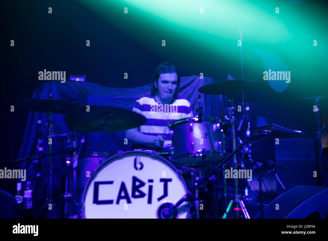 Britische Indie-Rock-Band Kohl, führen Sie auf der Bühne im O2 Forum Kentish Town. Das Lineup besteht aus Lee Broadbent, Joe Martin, Eoghan Clifford, Stephen Evans und Asa Morley. (Foto: Alberto Pezzali/Pacific Press) Stockfoto