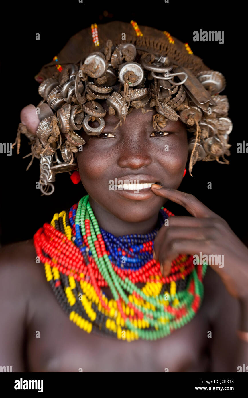 Africa ethiopia omo valley daasanach -Fotos und -Bildmaterial in hoher