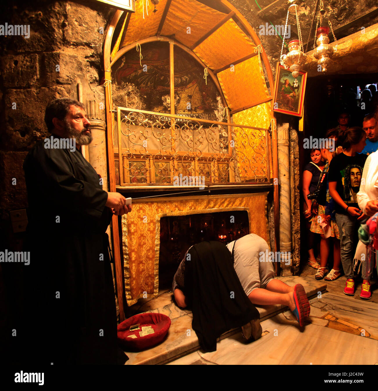 Der Heiligen Krippe in Bethlehem, Israel Stockfoto