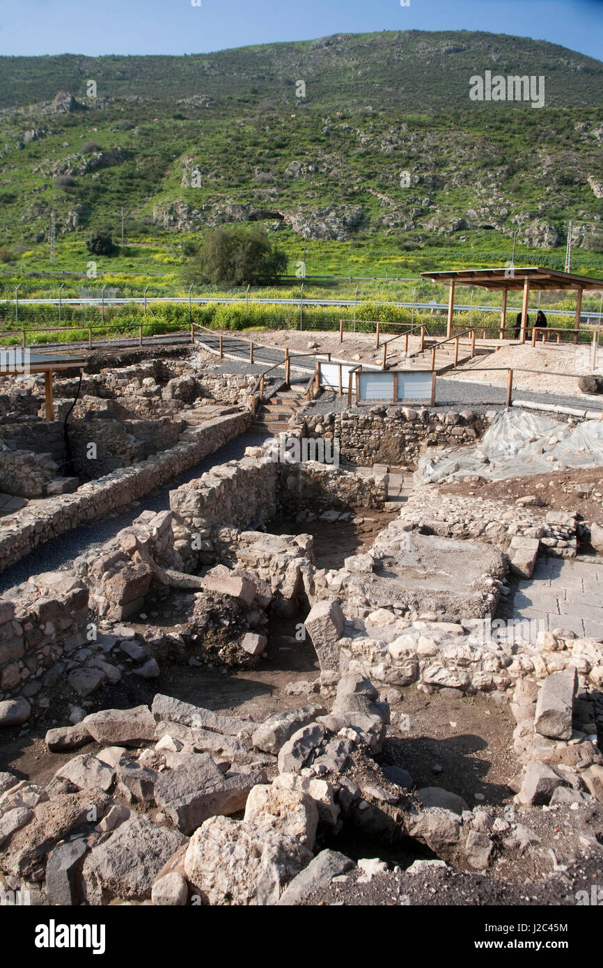 Alten findet archäologische aus biblischen Zeiten bei Magdala archäologischen Park am Ufer des See Genezareth in Israel. Stockfoto Alten findet archäologische aus biblischen Zeiten bei Magdala archäologischen Park am Ufer des See Genezareth in Israel. Stockfoto