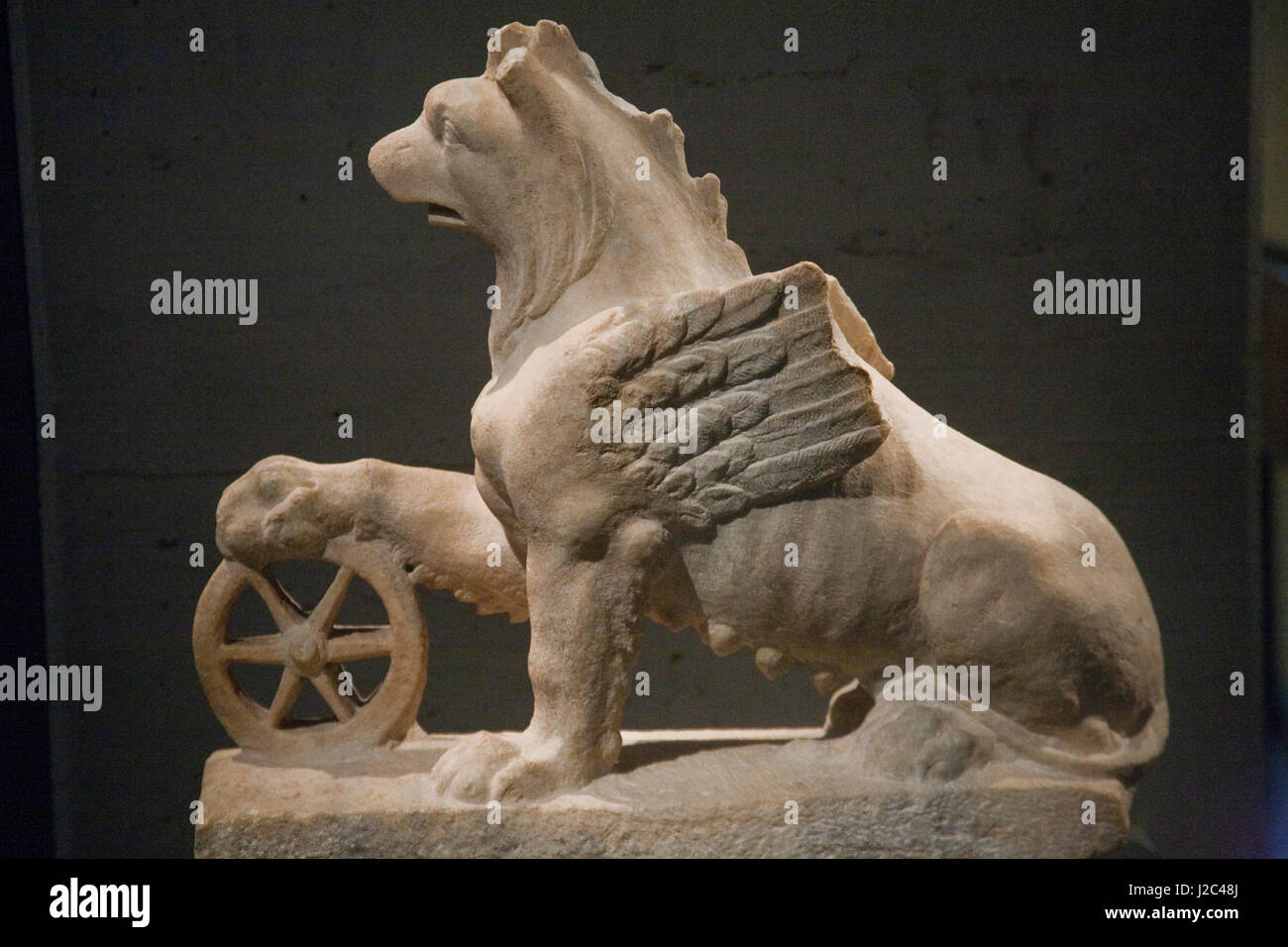 Griffin Skulptur, Israel National Museum, Jerusalem, Israel Stockfoto