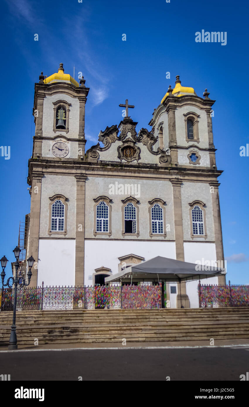 Nosso Senhor do Bonfim da Bahia Kirche - Salvador, Bahia, Brasilien Stockfoto
