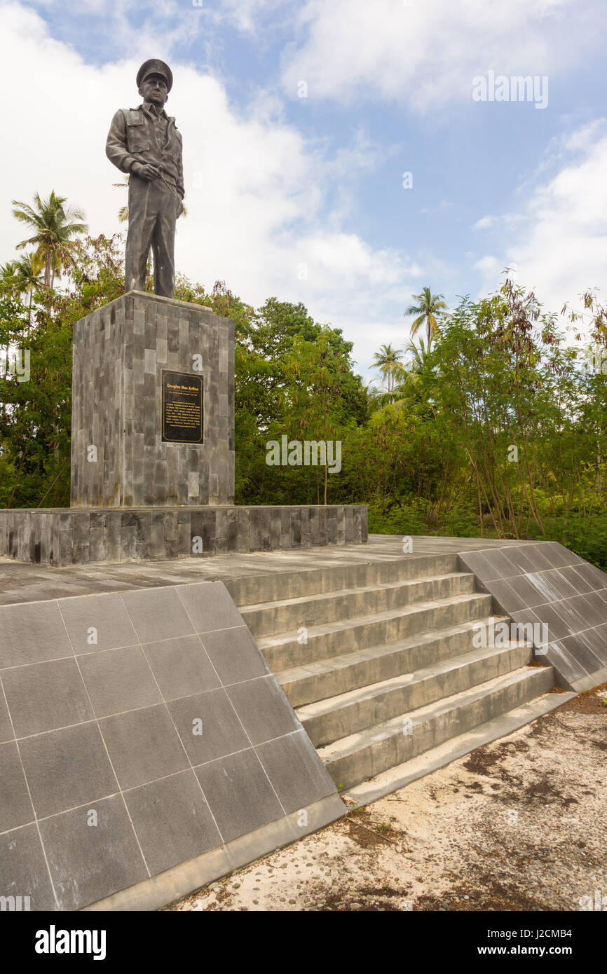 Indonesien, Maluku Utara, Kabul Pulau Morotai, Douglas MacArthur Memorial auf Pulau Morotai am nördlichen Molikken Stockfoto