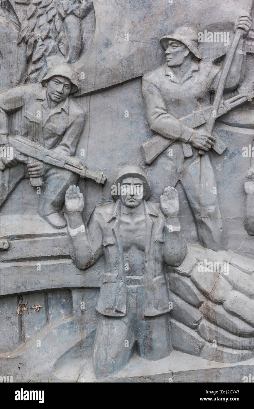 Vietnam, DMZ-Bereich. Quang Tri Provinz, Cam Lo Nordvietnamesen Soldatenfriedhof Stockfoto