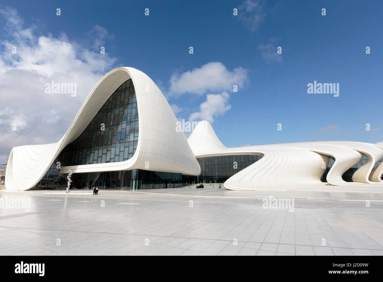 Aserbaidschan, Baku. Das Heydar Aliyev Center in Baku. Stockfoto