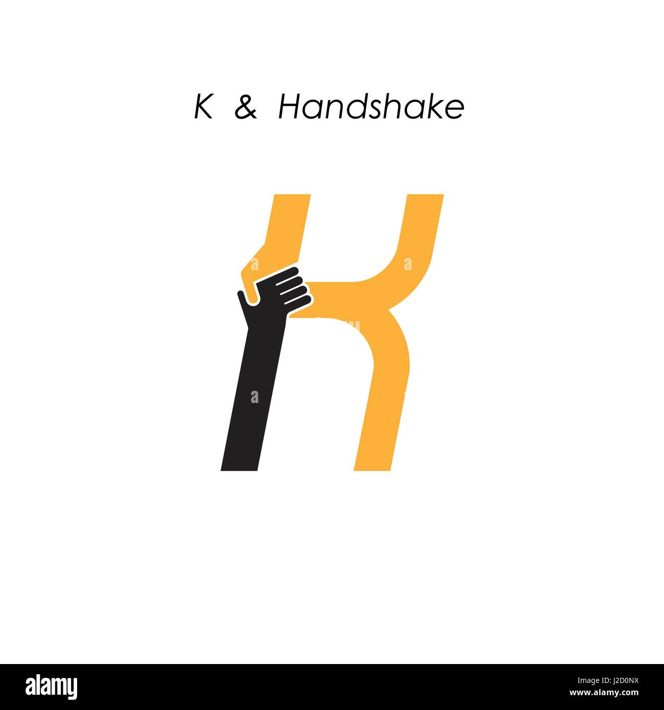 Kreative k-brief Symbol abstrakte Logo Design Vector template.Business bieten, Partnerschaft Symbol. Corporate Business und Industrie logo Symbol. Vektor Stock Vektor