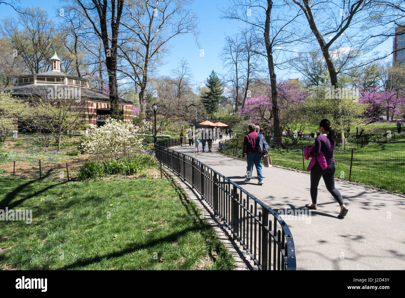 Central Park im Frühling, New York City, USA Stockfoto