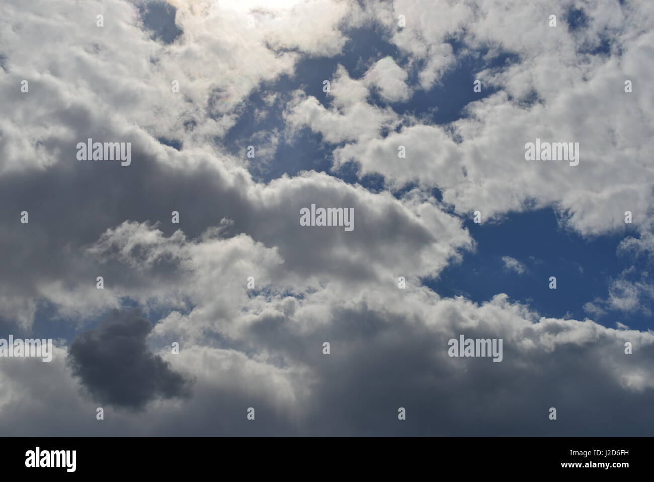 Himmel mit Wolken Stockfoto
