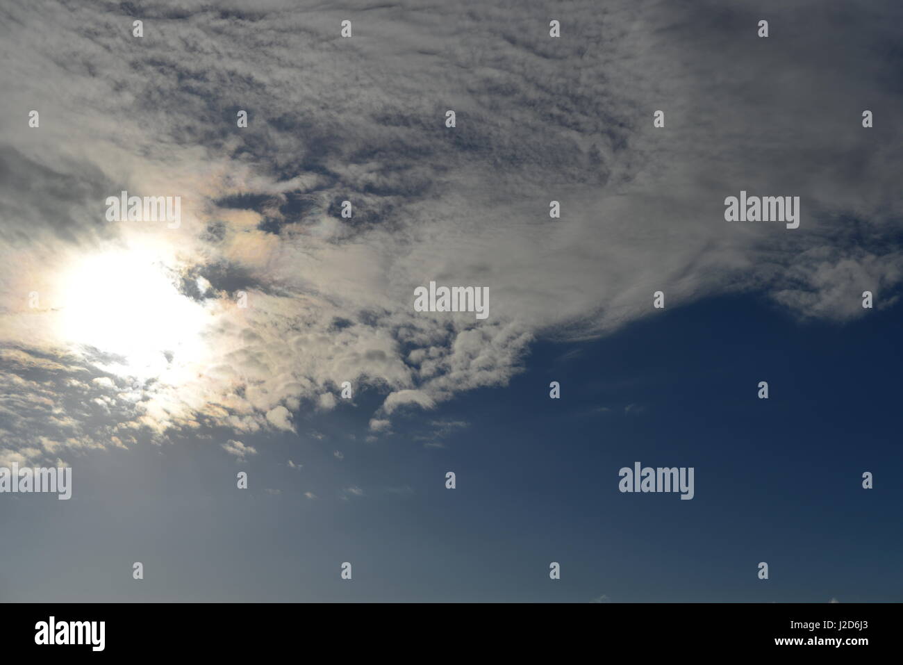 Himmel mit Wolken Stockfoto